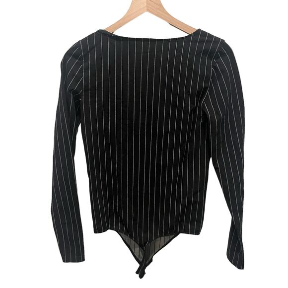 Wolford Muriel Striped Bodysuit Size Medium - Picture 6 of 8